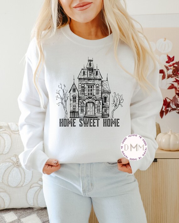 Home Sweet Haunted House Halloween Unisex Sweatshirt