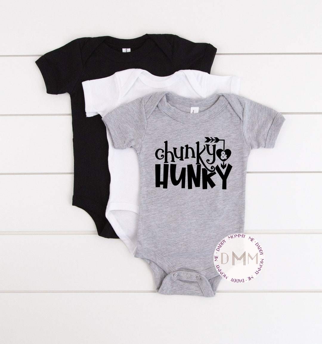 Chunky and Hunky Onesie®, Funny Baby Outfit, Funny Toddler Shirt, Baby