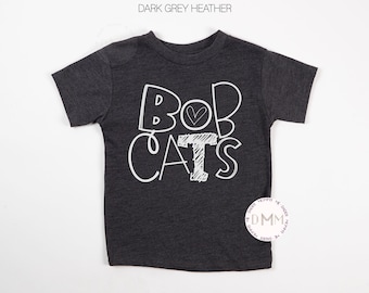 Bobcats Kid Shirt, School Spirit Tee