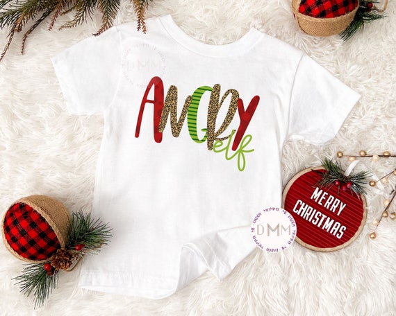 Angry Elf Shirt Funny Christmas Shirt Kid Christmas Toddler Shirt Christmas Kid Shirt Elf Shirt Kid Youth Christmas Shirt Trendy Christmas