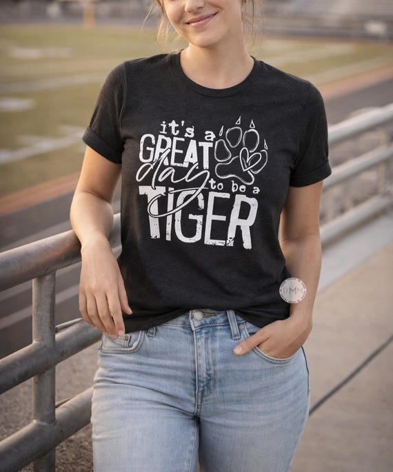 Tiger Spirit Shirt, Tiger School Graphic Tee