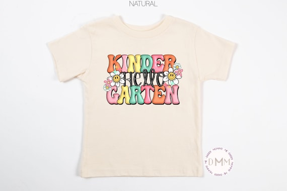 Hello Kindergarten Shirt, Cute Kindergarten Shirt, Kinder Shirt, First Day Of School Kindergarten, Back To School Shirt, Trendy School Shirt