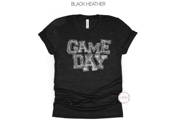 Game Day Shirt Adult | Sports Game Day Shirt | Football Baseball Basketball Shirt | Bella Canvas Unisex Tee | Soft Adult Tee
