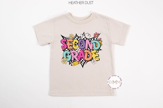Second Grade Shirt, Second Grade Kid Shirt, First Day Of School Shirt, Cute Second Grade Shirt, Back To School Shirt, 2nd Grade Shirt Girl