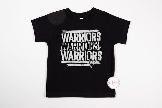 Warriors Kid Shirt, Sports Kid Shirt, Trendy Kid Shirt, Warriors School Shirt For Kids, Shirts For Toddlers School Spirit Kid Tee Warriors