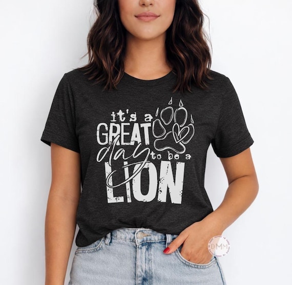 Lion School Spirit Shirt, Teacher Tee