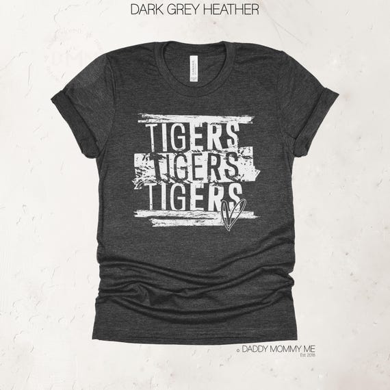 Tigers Shirt Tigers Unisex TShirt Tigers Shirts For Mom Tigers Shirts For Her Tigers Grunge Shirt Sports Graphic Tee Teacher School Shirt