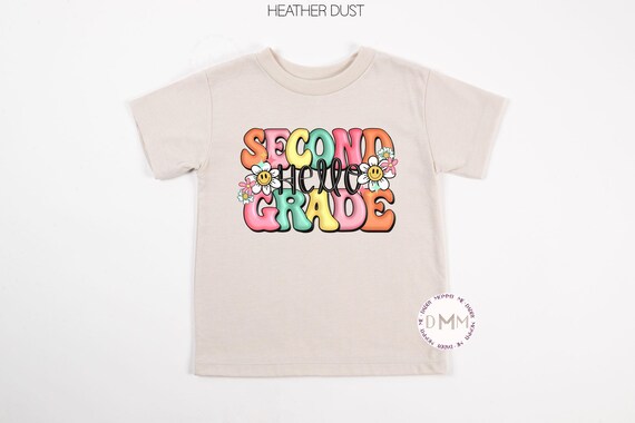 Hello Second Grade Shirt, Second Grade Kid Shirt, First Day Of School Shirt, Cute Second Grade Shirt, Back To School Shirt, 2nd Grade Shirt