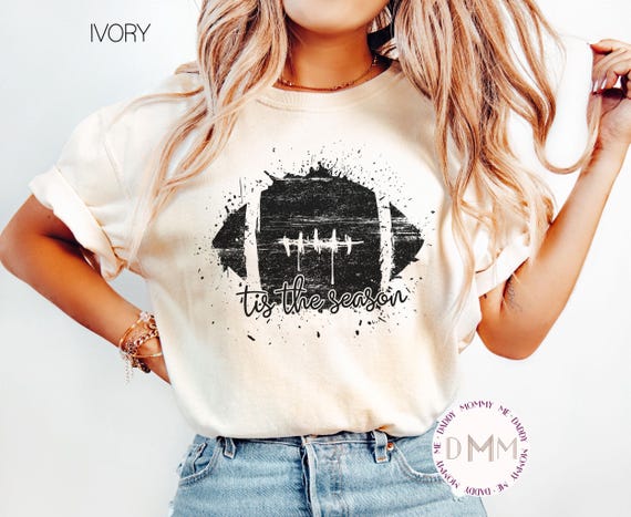 Comfort Colors Football Tis The Season Shirt, Football Mom Shirt, Trendy Football Shirt, Football Season Shirt, Football Game Day Shirt Mom