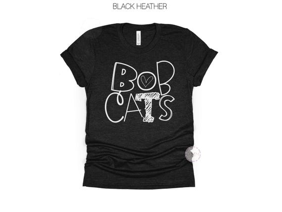 Bobcats Shirt – School Spirit Tee – Mascot Game Day TShirt – Teacher & Student Spirit Wear