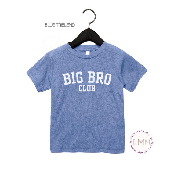 Big Bro Club Shirt, Big Brother Gift