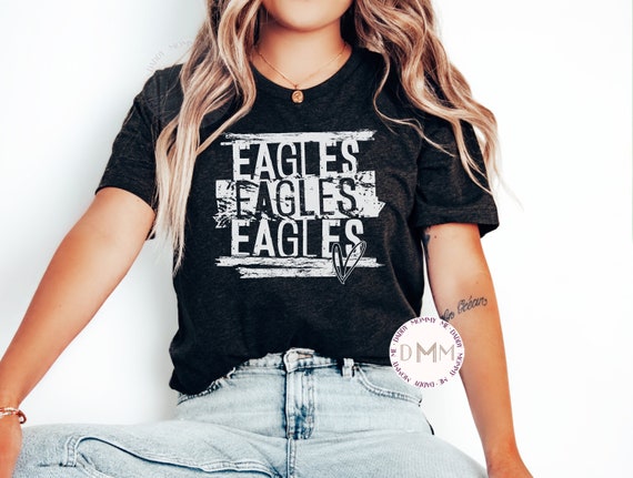 Eagles Shirt - Eagles Unisex TShirt - Eagles Shirts For Mom - Eagles Shirts For Her - Eagles Grunge Shirt - Sports Graphic Tee