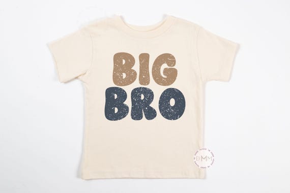 Big Bro Shirt: Baby Announcement Tee, Sibling Gift