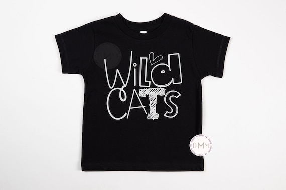 Wildcats Kid Shirt, Sports Kid Shirt, Trendy Kid Shirt, Wildcats School Shirt For Kids, Shirts For Toddlers School Spirit Kid Tee Wildcats