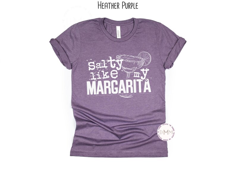 Salty Like My Margarita Shirt, Funny Margarita Tee, Cinco de Mayo Shirt, Taco Shirt, Fiesta Shirt, Girls Trip Tee, Margarita Lover Gift image 4