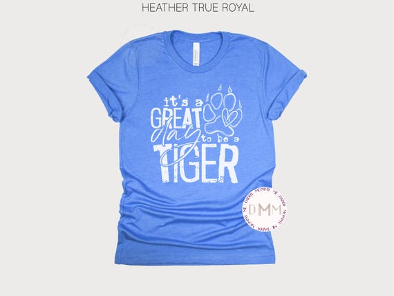 It's A Great Day To Be A Tiger Shirt, Tiger School Shirt, Tiger Teacher Shirt, Tiger Spirit Shirt, Tiger Football School Graphic Tee Unisex
