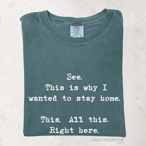 Camisa de colores cómodos. Vea esta es la razón por la que quería quedarme en casa. Esta es la camisa de todo esto aquí, camisa sarcástica, camisa de humor, camisa antisocial