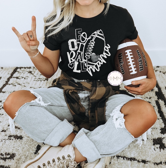 Football Mama Shirt, Football Tee, Love Football Shirt, Mom Shirt, Football Life Shirt, Football Shirts for Women, Graphic Tee Unisex Shirt