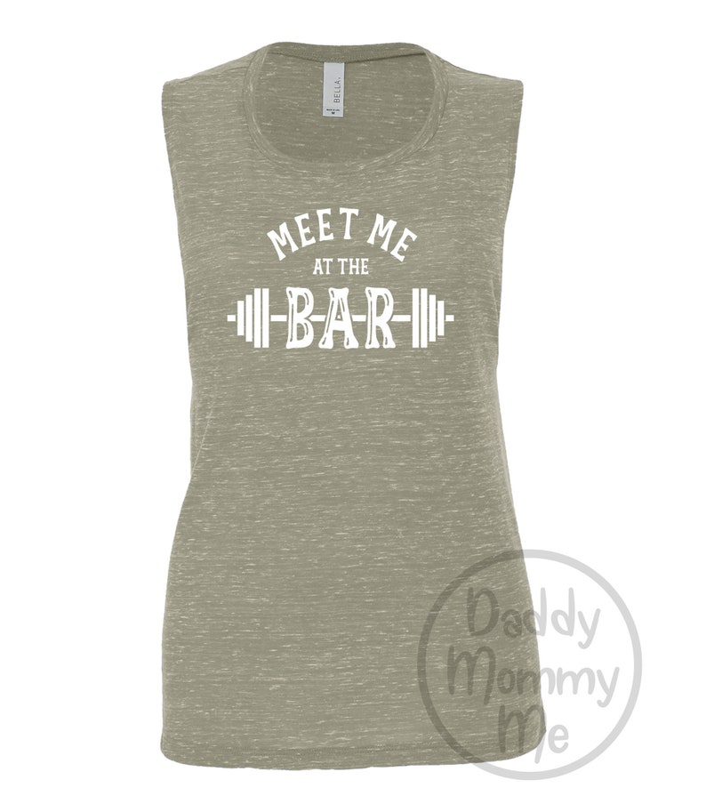 Gym Tank Funny Workout Shirts Cute Workout Tank Exercise Workout Tank Top Fitness Tank Meet Me At The Bar Tank Workout Tanks for Women