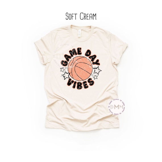 Game Day Vibes Basketball Shirt Basketball Mom Shirt Basketball Sports Shirt Trendy Basketball Shirt Graphic Tee Basketball Tee Women TShirt