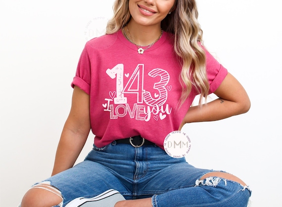 I Love You Shirt Valentines Day Shirt I Love You TShirt Gift For Her Love Shirt Valentines Day Gift Graphic Tees Women Unisex Bella Canvas