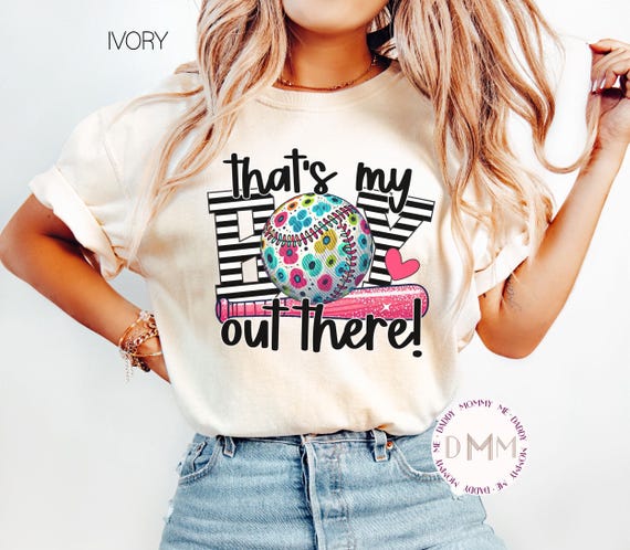 Comfort Colors Baseball Mom Shirt, That's My Boy Out There Shirt, Baseball Mama Shirt, Baseball Mom Gift, Trendy Baseball Shirt Game Day Mom