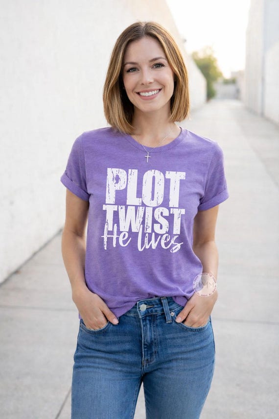 Plot Twist He Lives Shirt – Christian Easter Tee