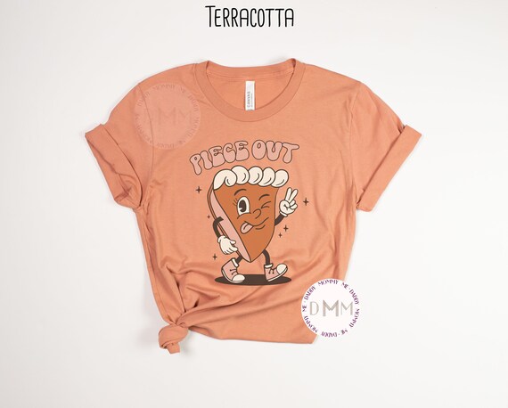 Piece Out Pumpkin Pie Thanksgiving Shirt: Retro Fall Tee