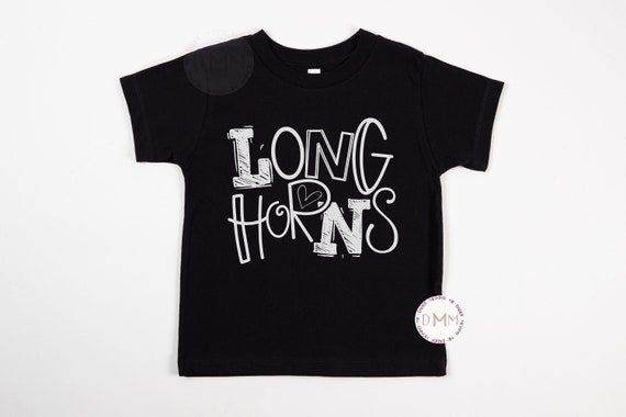 Longhorns Shirt Longhorns Sports Shirt Longhorn School Shirt For Kids Shirts For Toddlers School Spirit Kid Tee Longhorns Shirt Youth