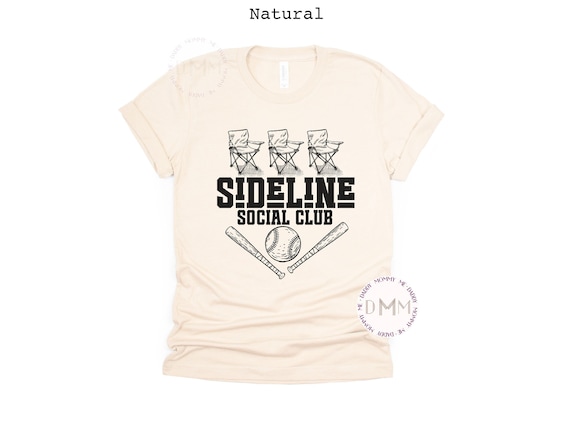 Sideline Social Club Shirt, Funny Baseball Mom Shirt Funny Softball Mom Shirt Baseball Mama Baseball Game Day Shirt Softball Mama Sarcastic