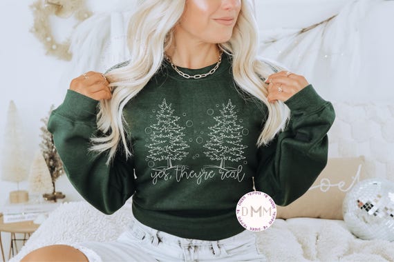 Funny Christmas Tree Sweatshirt: Sarcastic Adult Humor