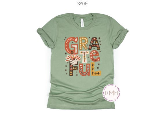 Grateful Shirt - Thanksgiving Graphic Tee