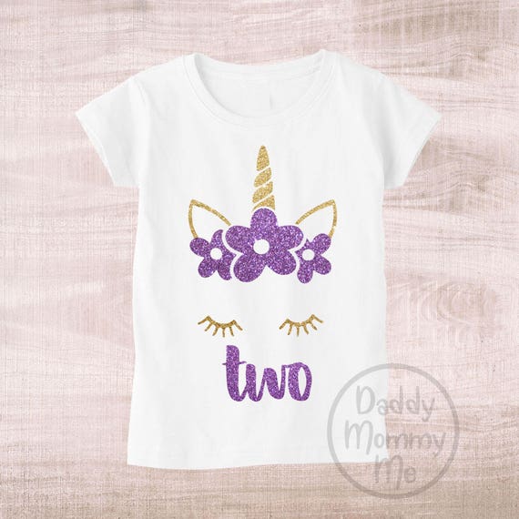 Second Unicorn Birthday Shirt Two Unicorn Shirt 2nd Birthday Unicorn Shirt Unicorn Birthday Outfit Two Birthday Outfit Two Year Old Birthday