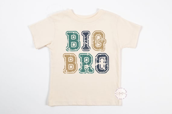 Big Bro Shirt: Toddler Big Brother Announcement Tee