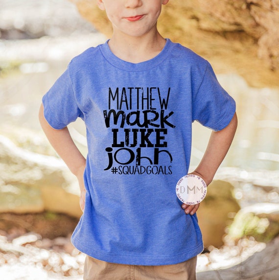 Matthew Mark Luke John Kids T-Shirt Matthew Mark Luke John Kids T-Shirt