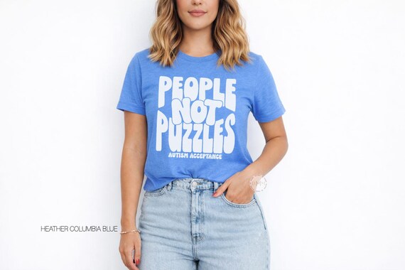 People Not Puzzles Autism Acceptance Shirt, Neurodiversity Tee, Inclusion Shirt