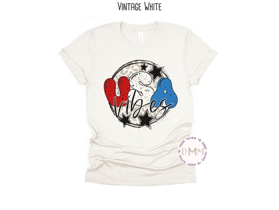 USA Vibes Shirt 4th Of July Shirt USA Shirt July 4th Fourth Of July Graphic Tee Trendy Patriotic Shirt Independence Day Shirt Unisex Tee Mom