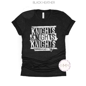 Knights Shirt - Shirts For Mom - Sports Mom Tee - School Sports Shirt - Unisex Graphic Tee - Sports Mom Shirt - Knights Football Shirt