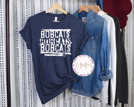 Bobcats Shirt - Bobcats Unisex TShirt - Bobcats Shirts For Mom - Bobcats Shirts For Her - Bobcats Grunge Shirt - Sports Shirt - Graphic Tee