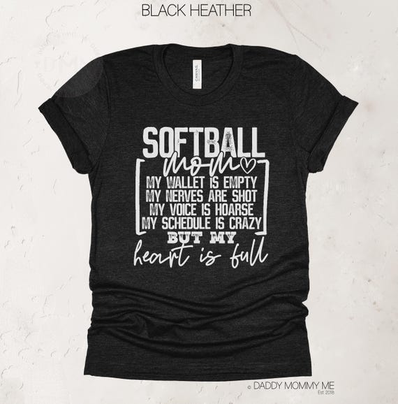Softball Mama Shirt Vintage Softball Heart Gift Mothers Day Softball Mama Shirt Vintage Softball Heart Gift Mothers Day