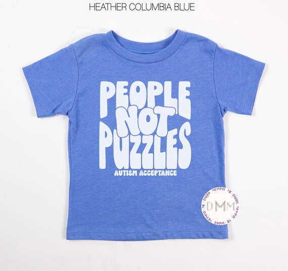 People Not Puzzles Autism Acceptance Shirt Autism Shirt Kids Autism Awareness Shirt Neurodiversity Autism Kid Shirt, Autism Toddler Shirt