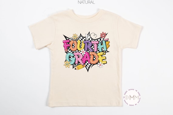 Fourth Grade Shirt, 4th Grade Shirt, Fourth Grade Kid Shirt, First Day Of School Shirt, Cute 4th Grade Shirt, Back To School Shirt 4th Girl