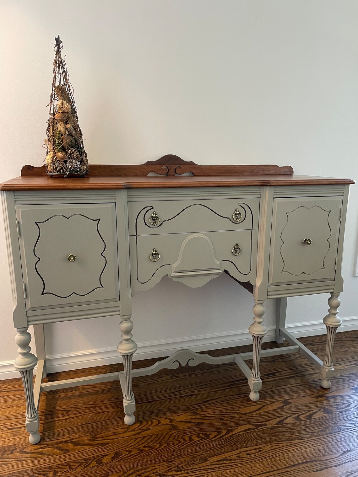 AVAILABLE / Vintage Wood Buffet Antique Buffet Retro Buffet Farmhouse