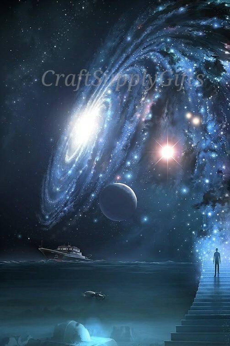 5d Diy Diamond Painting Milky Way Galaxy Mosaic Cross Stitch Etsy