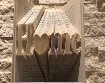 Home folded book art