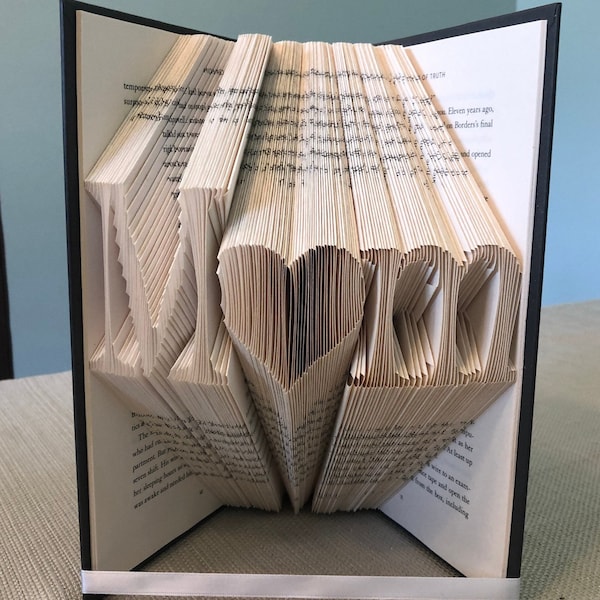 Mom folded book art