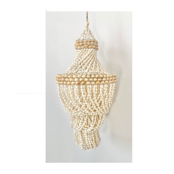 Vintage Boho Chic Kauri Sea Shell Kroonluchter Decoratieve Hanger - Geweldig cadeau-idee