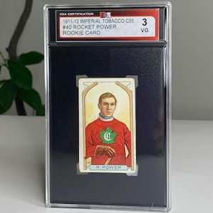 Carte de hockey recrue Imperial Tobacco C55 n° 40 des Canadiens de Rocket Power, 1911-12