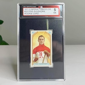 1911-12 Imperial Tobacco C55 #19 Carte de hockey recrue Odie Cleghorn Renfrew
