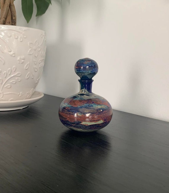 Art Glass Perfume Bottle - Made in Germany